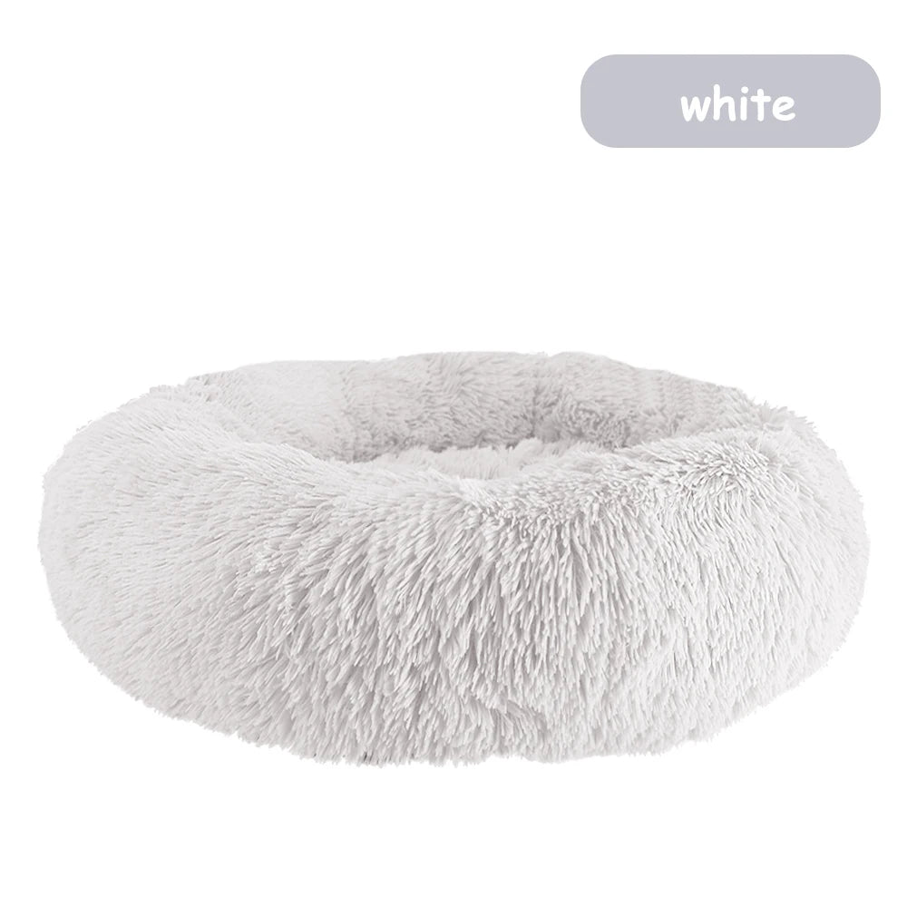 Donut Dog Bed Warm ,Soft, Calming Beds Washable
