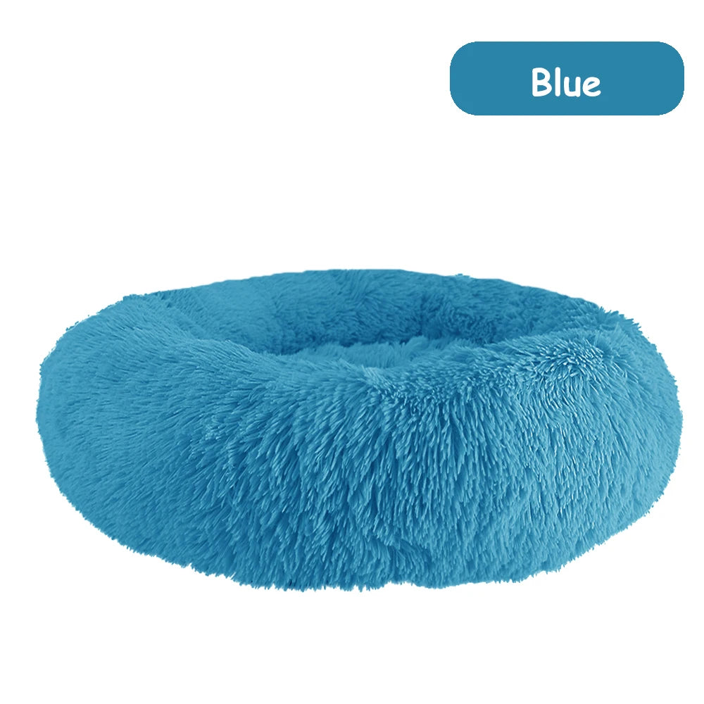 Donut Dog Bed Warm ,Soft, Calming Beds Washable