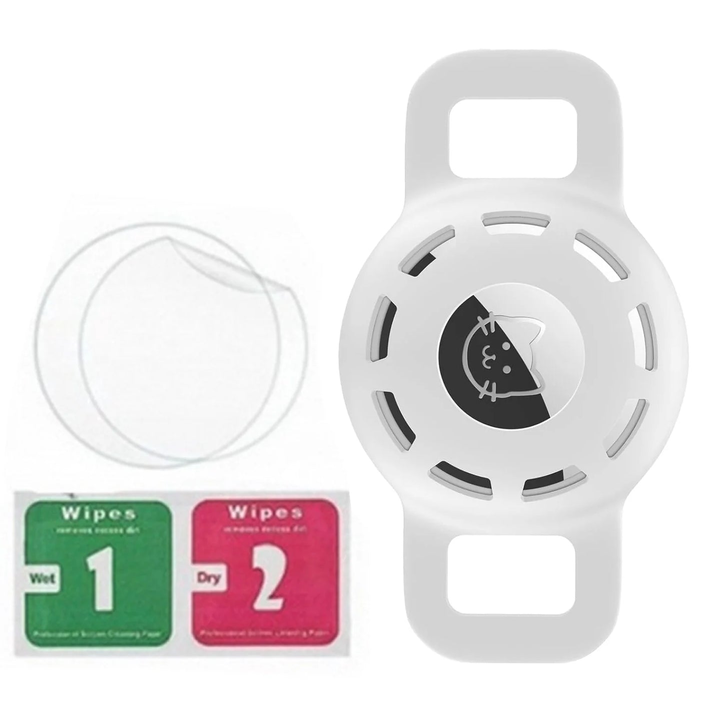 Adjustable Reflective Anti Choke Apple Airtag Collar
