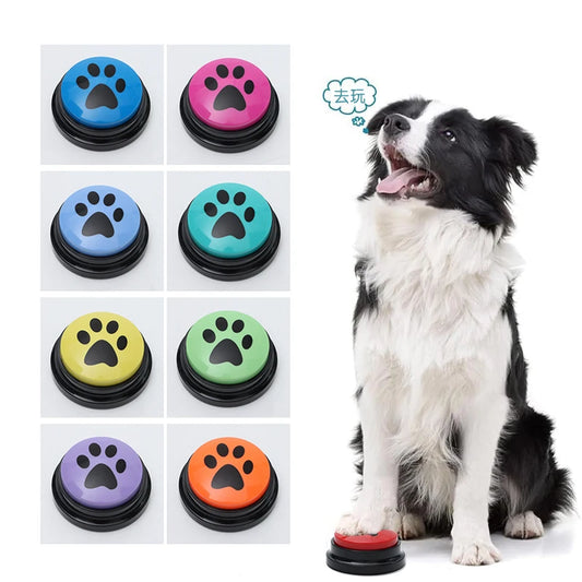 Communication Button, Recordable Pet Speaking, Dog Training Talking Button