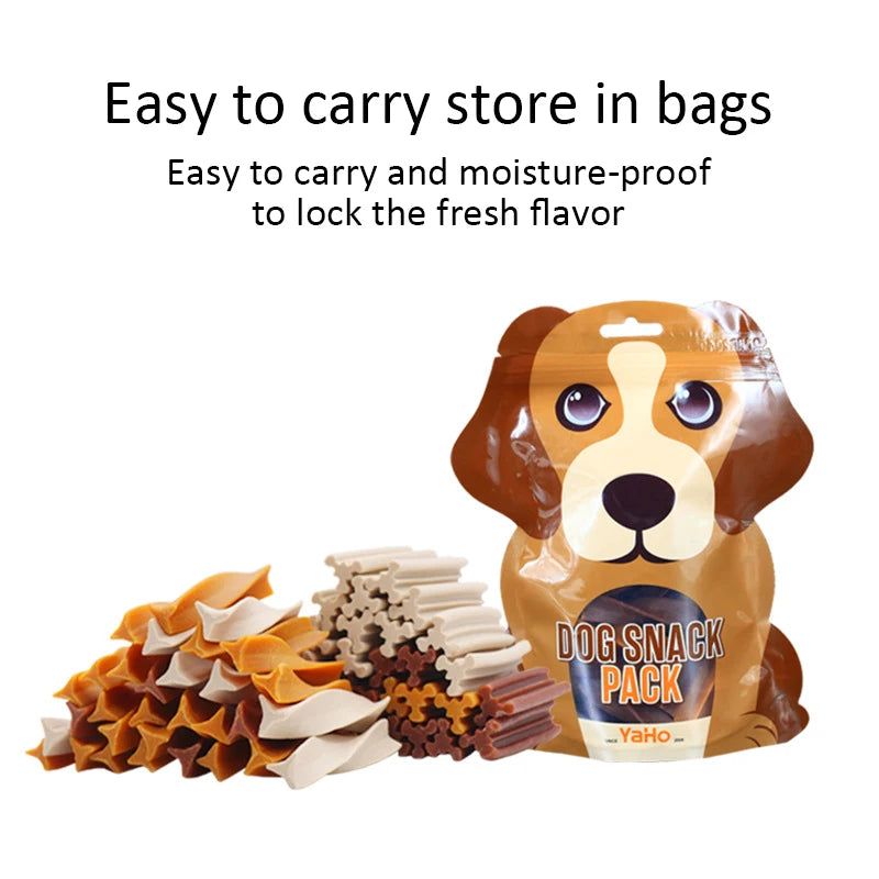 Dog Teething Stick, Tooth Cleaning Bone Fresh Breath, Puppy Training Reward