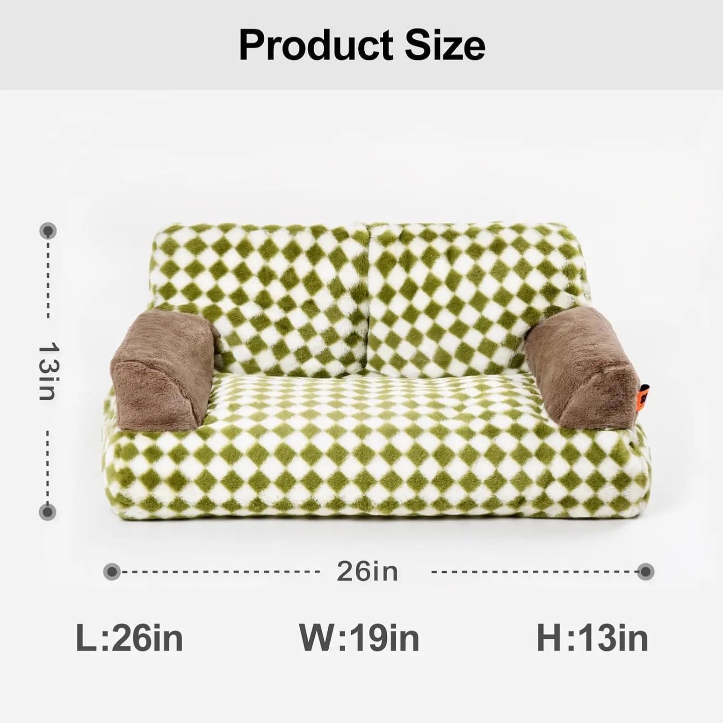 Washable Pet Couch Bed for Medium/Small Dogs/Cat
