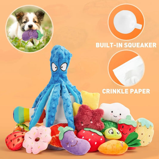Random Squeaky Interactive Dog Toys