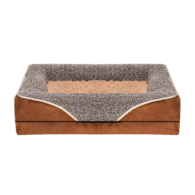 An oversized dog bed for all seasons,
