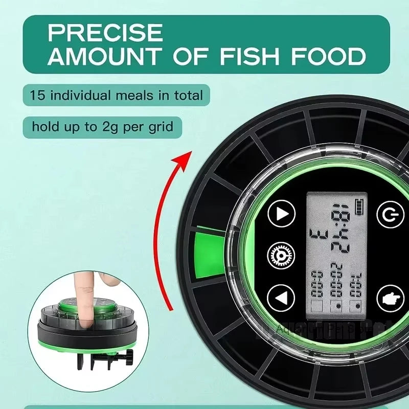Rechargeable Automatic Food Dispenser with Timer