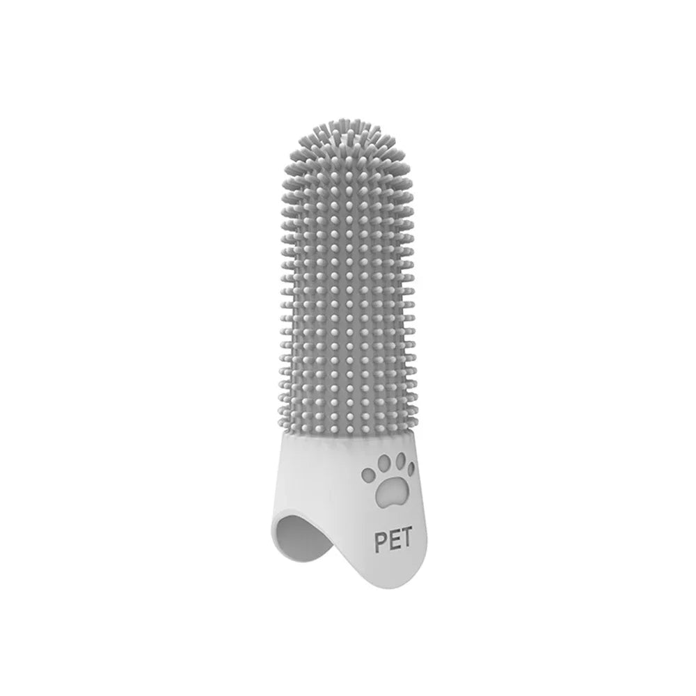 Pet Silicone Toothbrush that Removes Tartar And Stones