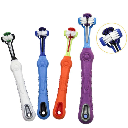 Three Sided Pet Toothbrush
