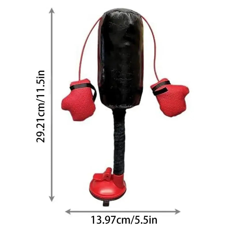 Portable Cat Punching Bag, Interactive Indoor Toy With Gloves
