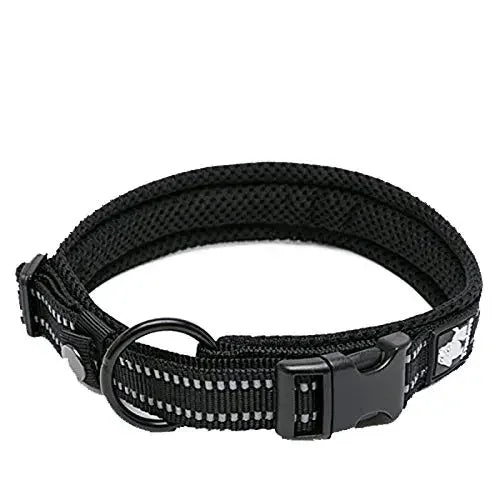 Reflective Nylon Collar Adjustable for Heavy Duty Training