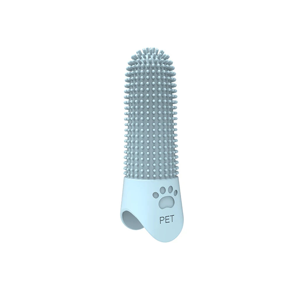 Pet Silicone Toothbrush that Removes Tartar And Stones