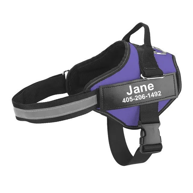 Reflective Adjustable Breathable Harness Walking Vest