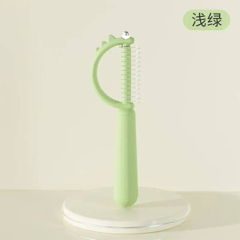 Detangler Comb for Fur Trimming Dematting Long Hair Curly Pet