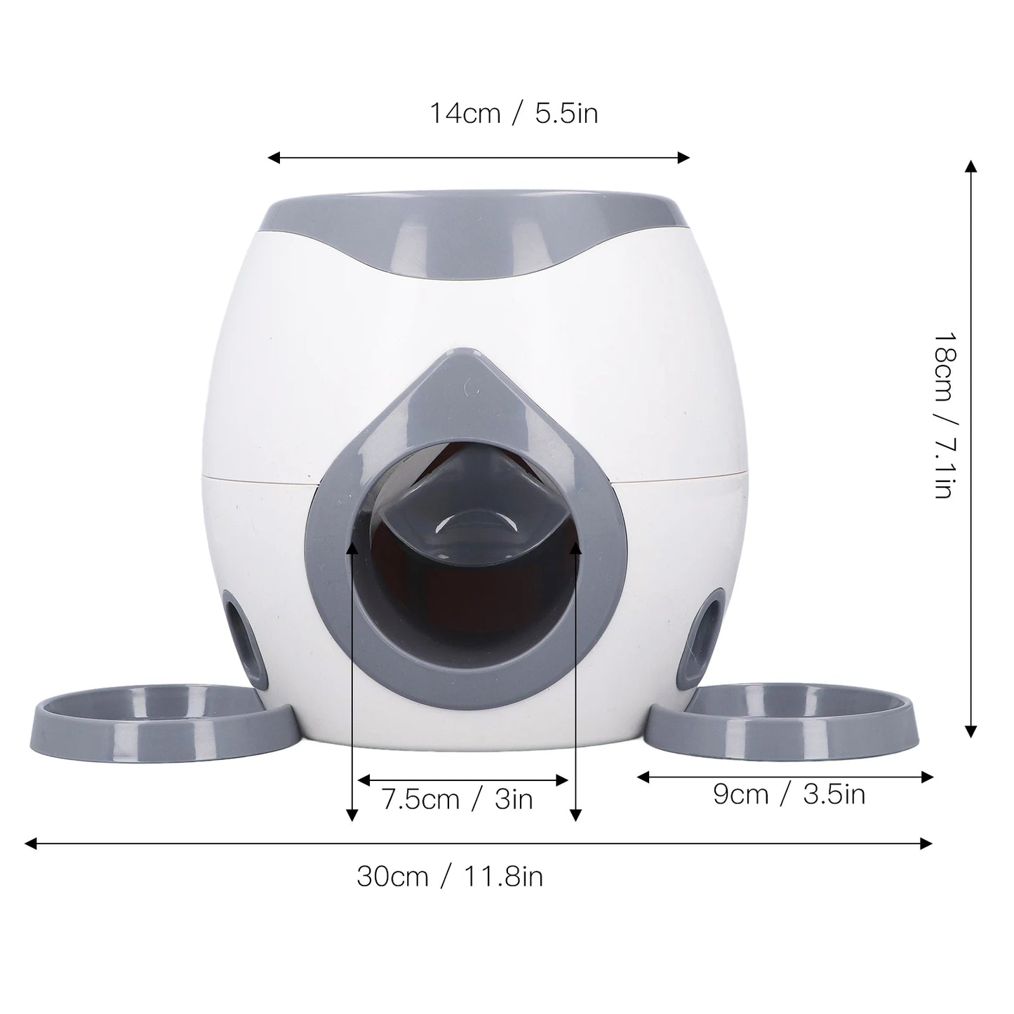 Tennis Ball Feeding Machine with 2 Tennis for Dog Training