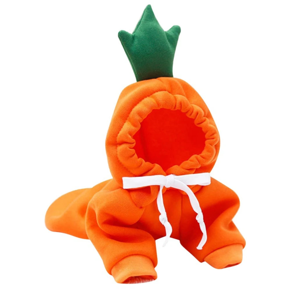 Cute Fruit Dog Clothes for Small Dogs Hoodies Warm Fleece