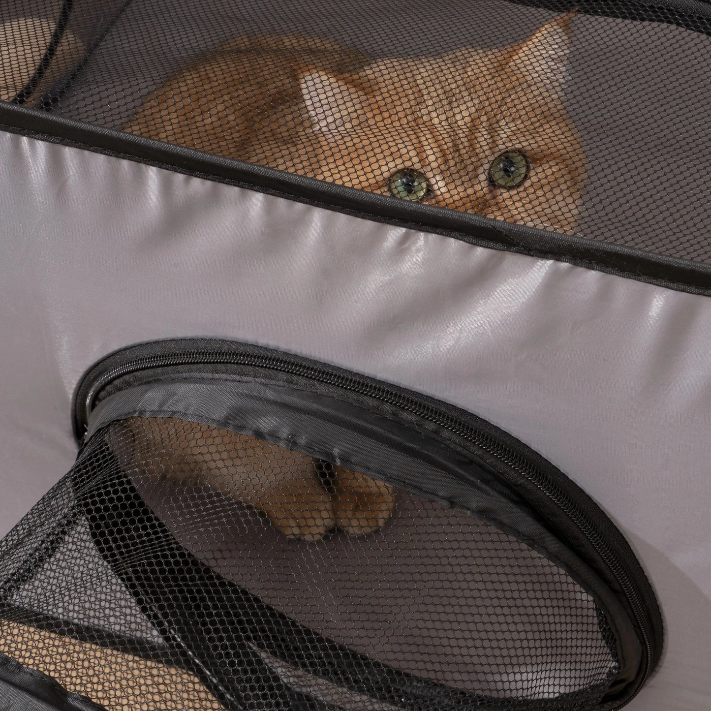 Cats and Dogs Hard Oxford Cloth with a Play Tunnel Foldable