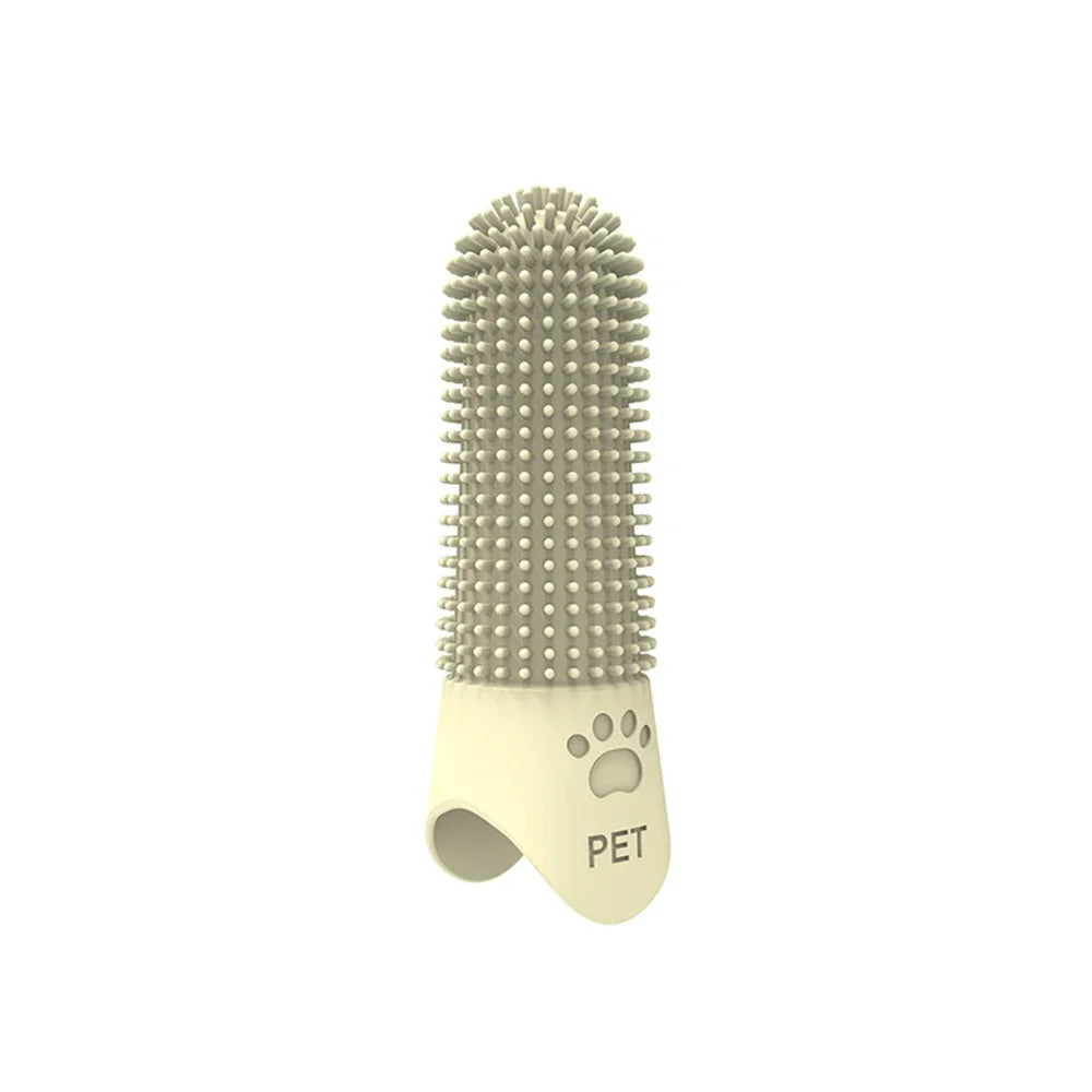 Pet Silicone Toothbrush that Removes Tartar And Stones