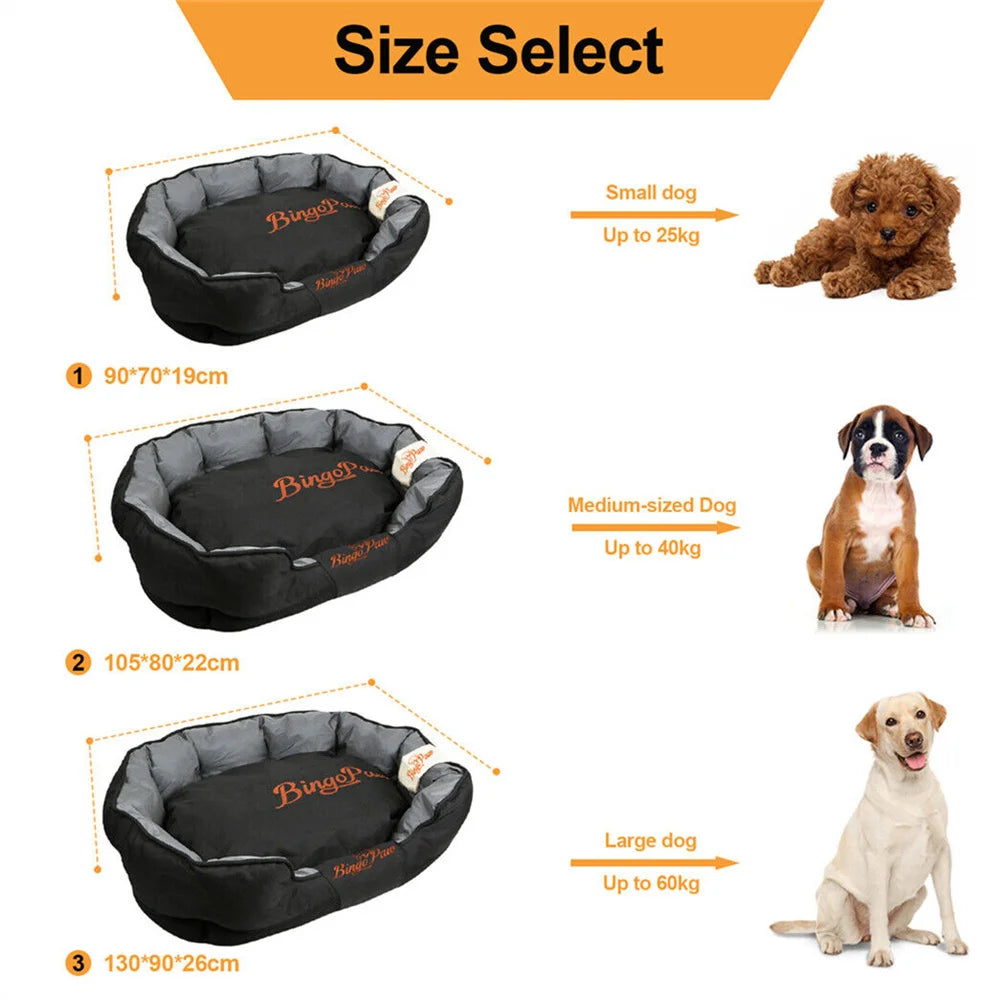 Waterproof XXL, XL, L Orthopedic Sofa Dog Bed Washable
