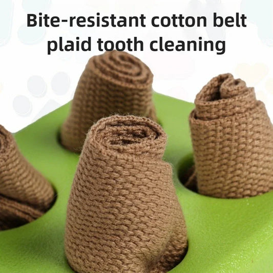 Dog Sniffing Rubik's Cube Toy, Teething, Bite-resistant, Interactive