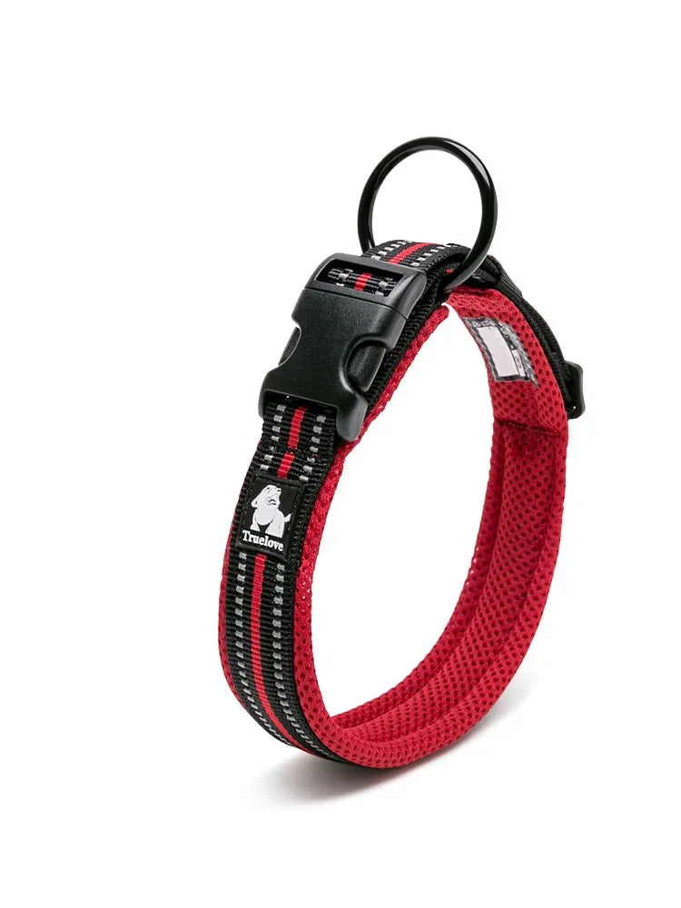 Reflective Nylon Collar Adjustable for Heavy Duty Training