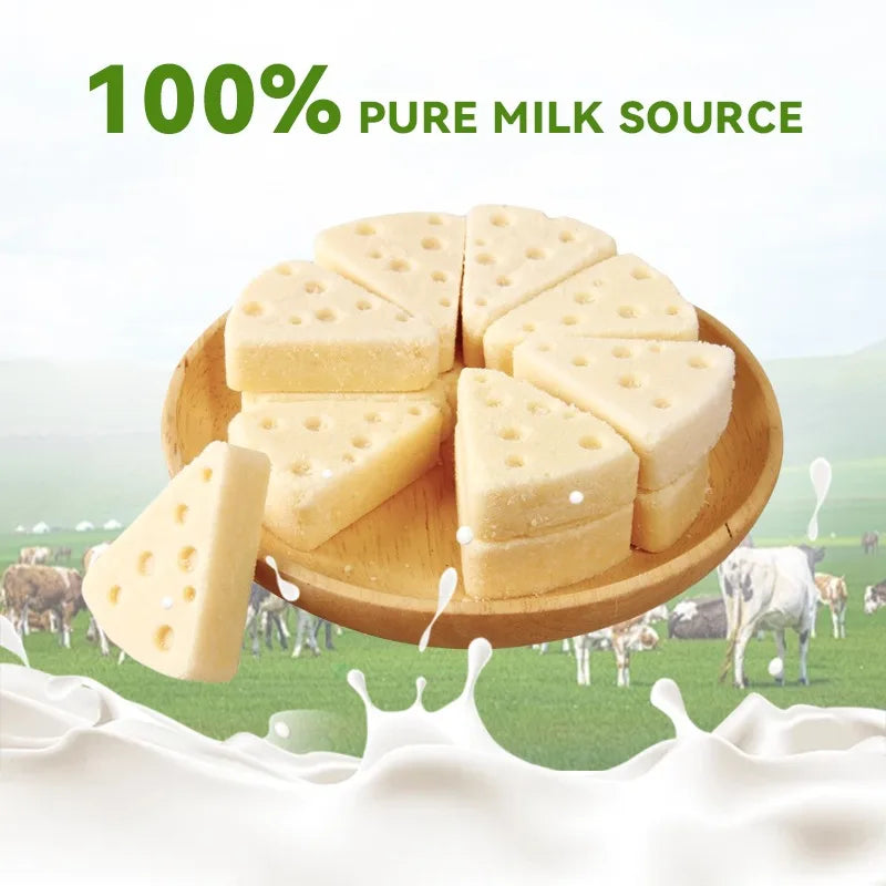 Freeze-dried High Calcium Cheese Snacks Aid Digestion