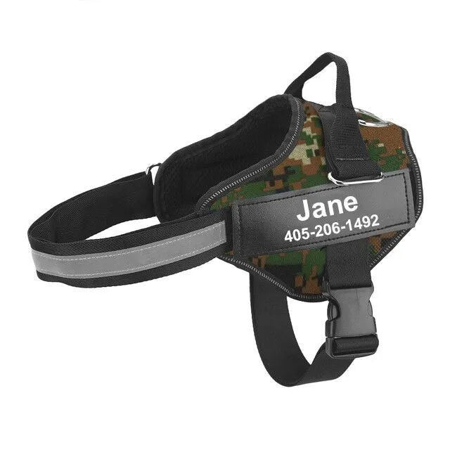Reflective Adjustable Breathable Harness Walking Vest