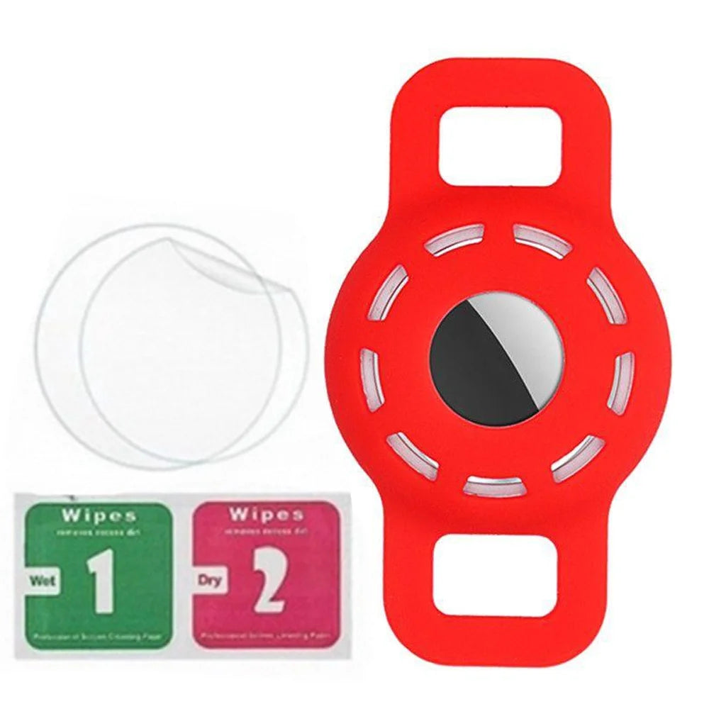 Adjustable Reflective Anti Choke Apple Airtag Collar
