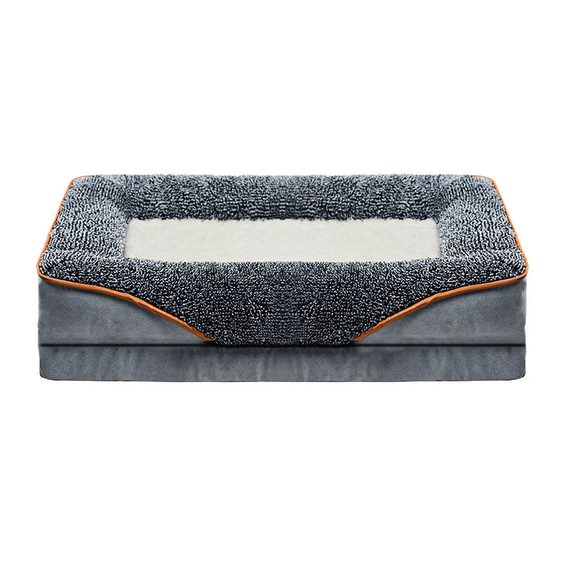 An oversized dog bed for all seasons,