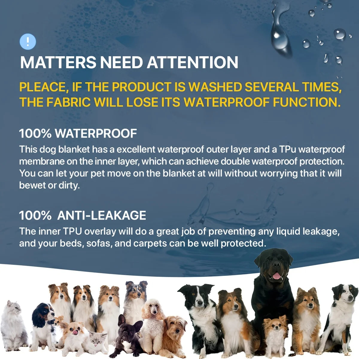 Double-Sided Waterproof Bed Cover Furniture Protector For Dogs