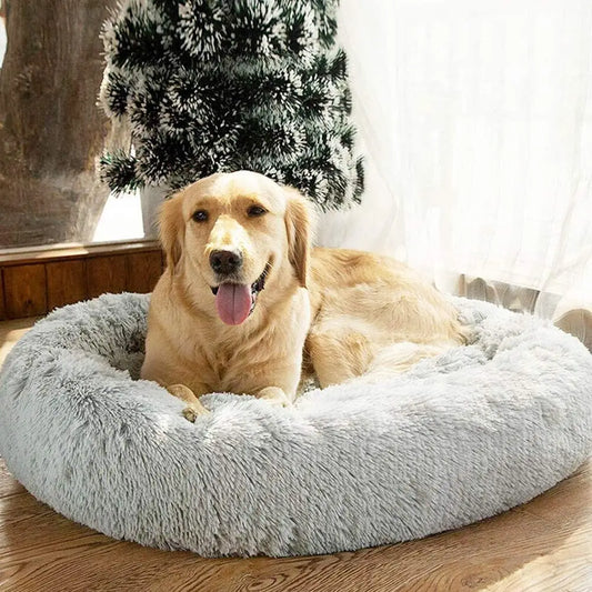 Donut Dog Bed Warm ,Soft, Calming Beds Washable