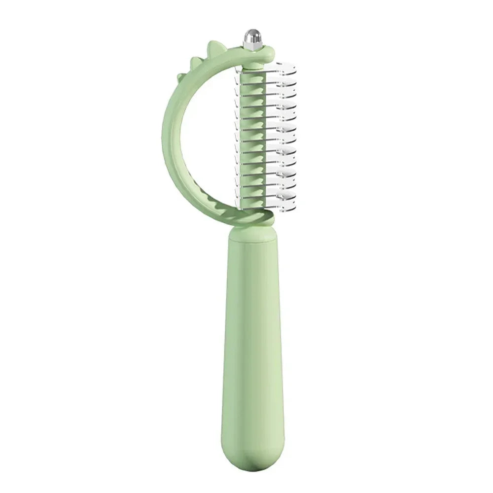 Detangler Comb for Fur Trimming Dematting Long Hair Curly Pet