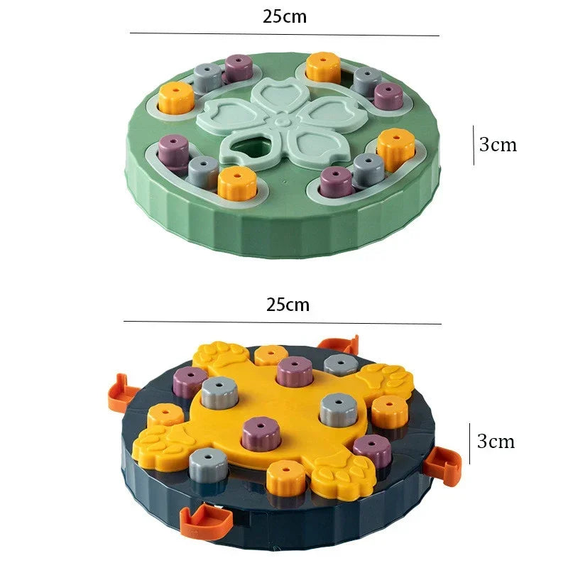 Interactive Puzzle, Slow Fooder Non Slip Bowl Increase Puppy IQ