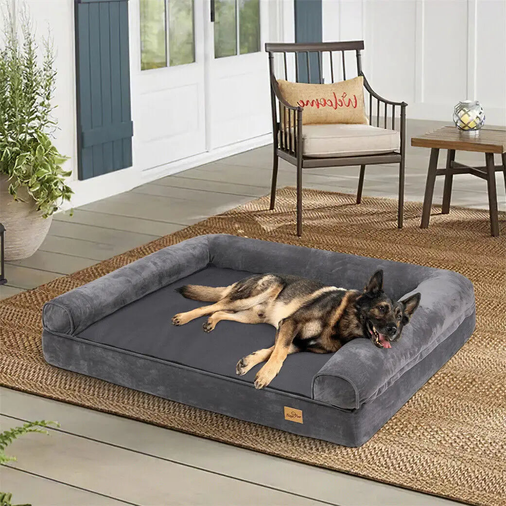 Extra Large Orthopedic Pet Mattress with Removable Washable Cover
