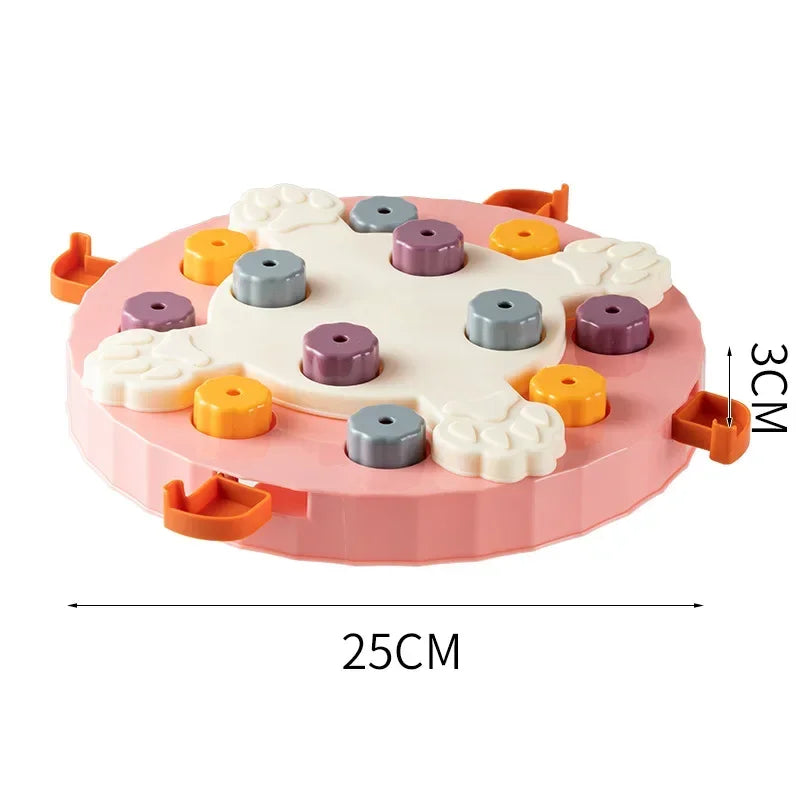 Interactive Puzzle, Slow Fooder Non Slip Bowl Increase Puppy IQ