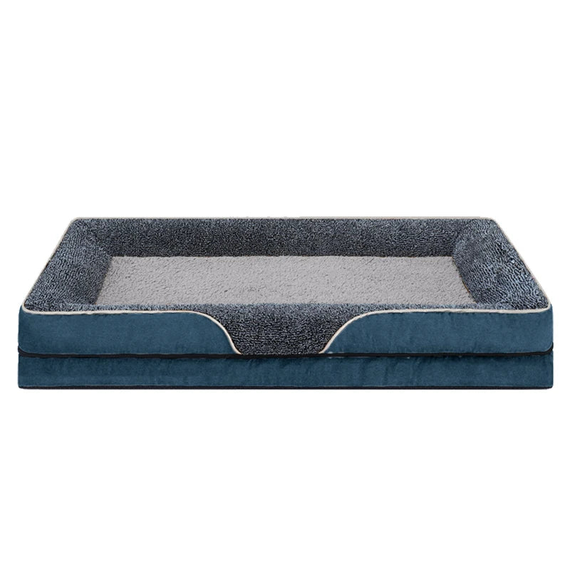 An oversized dog bed for all seasons,
