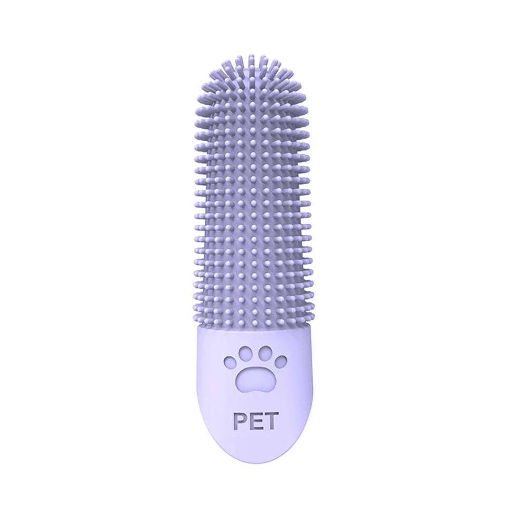 Pet Silicone Toothbrush that Removes Tartar And Stones