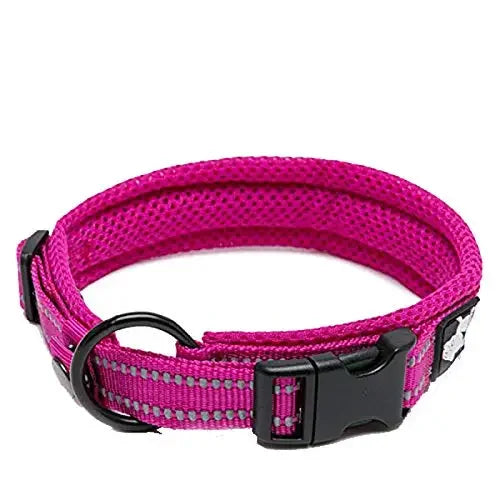 Reflective Nylon Collar Adjustable for Heavy Duty Training