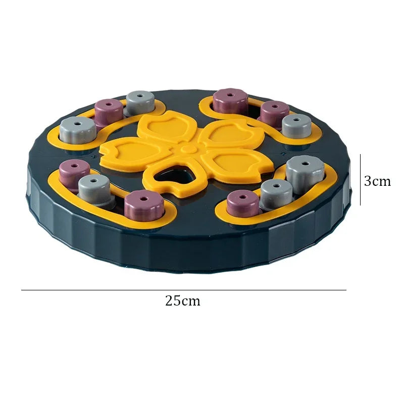 Interactive Puzzle, Slow Fooder Non Slip Bowl Increase Puppy IQ