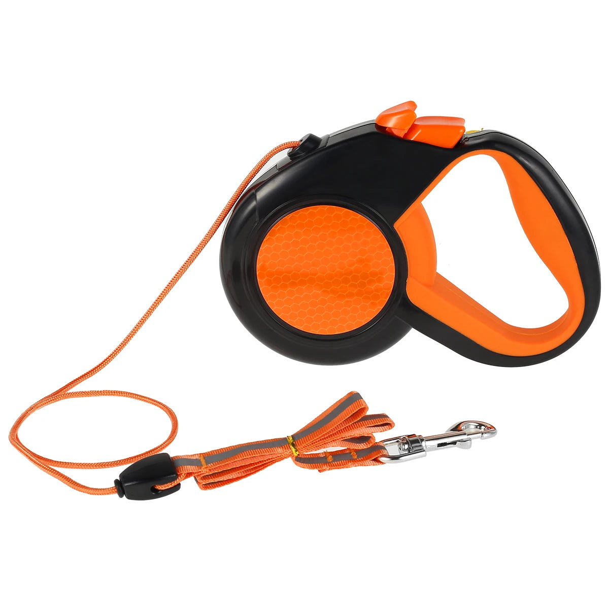 8M Retractable Heavy Duty Walking Leash, Strong Reflective Tape, Non-Slip Handle