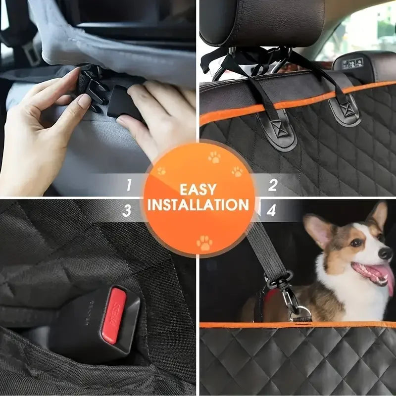 Hammock Car Seat Cover for Pets 100% Waterproof Durable