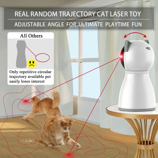 Random Trajectory Motion Activated Automatic Cat Laser Toy