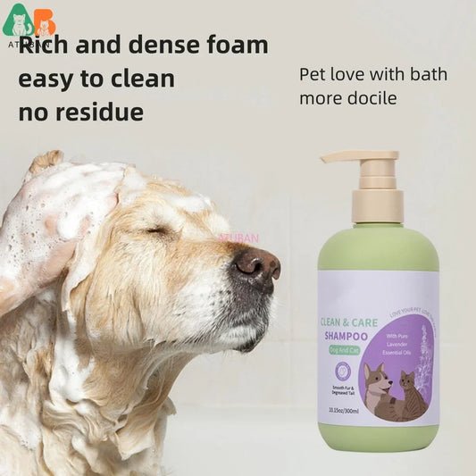 Hypoallergenic Dog Shampoo and Conditioner for Smelly Dogs,Probiotic, Royal Lavender