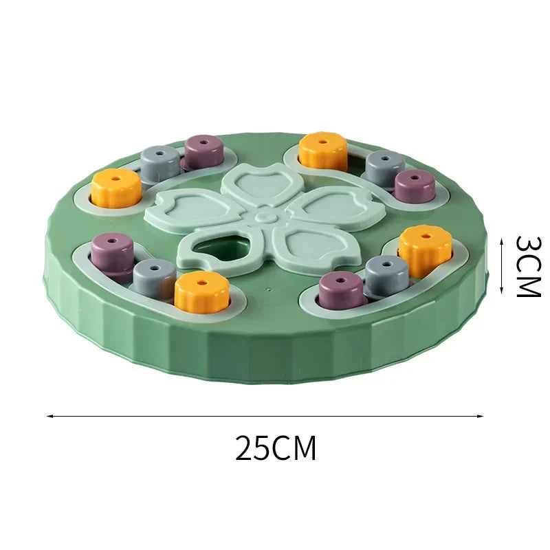 Interactive Puzzle, Slow Fooder Non Slip Bowl Increase Puppy IQ