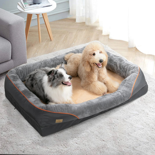 Large Soft Comfortable Dog Bed Anti Allergy Removable Washable Cover