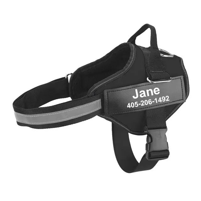 Reflective Adjustable Breathable Harness Walking Vest