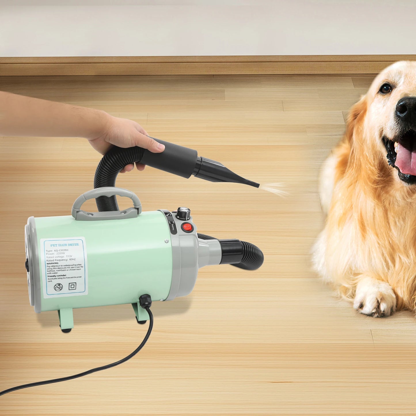 2200W Professional Pet Dryer, Low Noise
