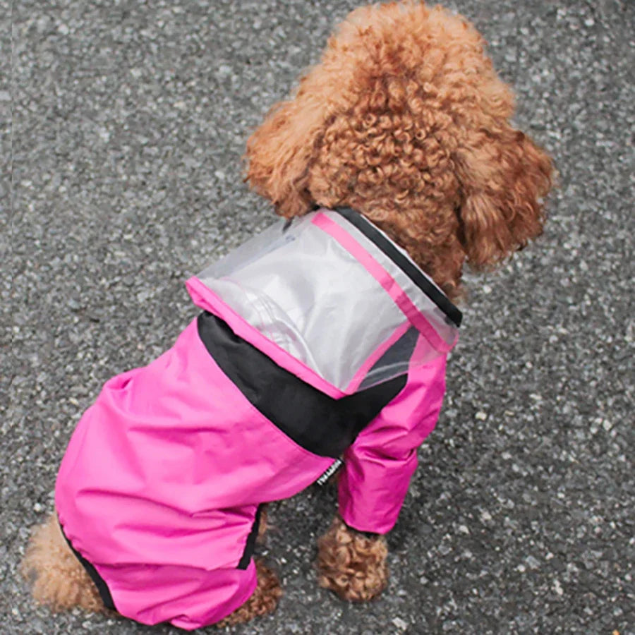 The Dog Face Jumpsuit Rain Jacket Water Resistant