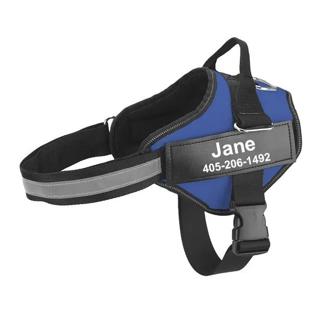 Reflective Adjustable Breathable Harness Walking Vest