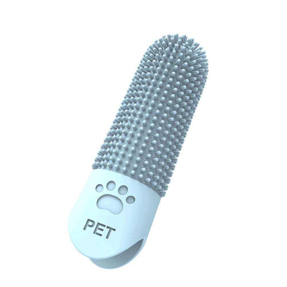 Pet Silicone Toothbrush that Removes Tartar And Stones