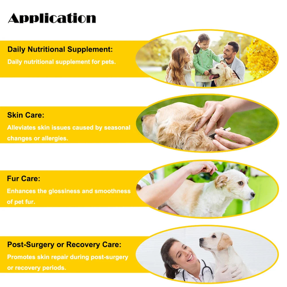 Probiotic Soft Chews Promote Healthy Skin & Coat, Alleviate Shedding & Relieves Itching
