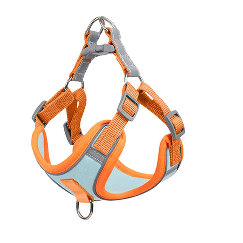 Adjustable Dog Harness and Leash for Small Dogs/Cat Reflective Breathable